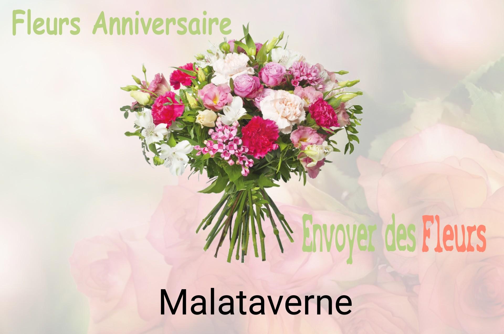 Bouquet de fleurs d’anniversaire livré à Malataverne